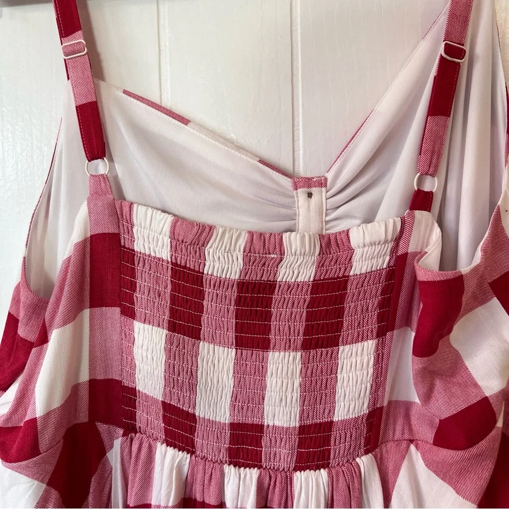 Torrid Red and White Checkered Sundress (NWOT) - Picture 12 of 16